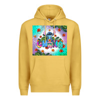 Antique Gold ohana stitch Premium Hoodie - AdoDesignShop