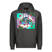 Charcoal Heather ohana stitch Premium Hoodie - AdoDesignShop
