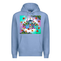 Colony Blue ohana stitch Premium Hoodie - AdoDesignShop