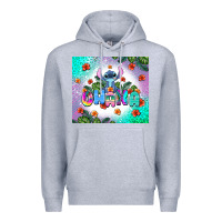 Heather Grey ohana stitch Premium Hoodie - AdoDesignShop