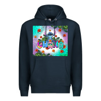 Navy ohana stitch Premium Hoodie - AdoDesignShop