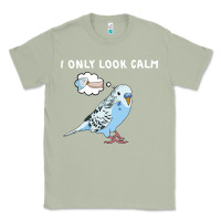 Matcha parakeet bird biting finger funny i only look calm Classic Tee - linhVisuals