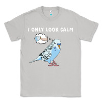 Moon Dust parakeet bird biting finger funny i only look calm Classic Tee - linhVisuals