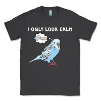 Smoke parakeet bird biting finger funny i only look calm Classic Tee - linhVisuals