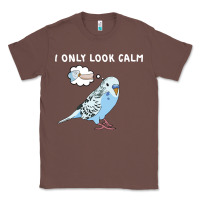 Chestnut parakeet bird biting finger funny i only look calm Classic Tee - linhVisuals