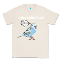 Natural parakeet bird biting finger funny i only look calm Classic Tee - linhVisuals