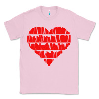 Bubblegum Pink book lover Classic Tee - linhVisuals