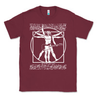 Burgundy man playing the guitar Classic Tee - linhVisuals