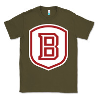 Army Green Bradley University Athletics Classic Tee - linhVisuals