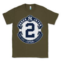 Army Green derek jeter Classic Tee - linhVisuals
