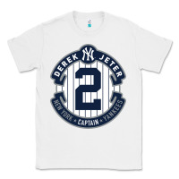White derek jeter Classic Tee - linhVisuals
