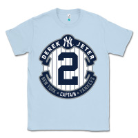 Dusty Blue derek jeter Classic Tee - linhVisuals