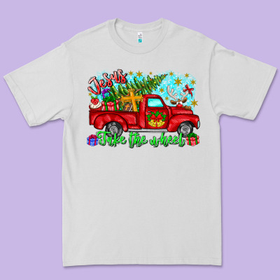 Jesus Take The Wheel Premium Tee Designed By Cowhidedigitalart