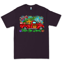 Plum jesus take the wheel Premium Tee - CowhideDigitalArt