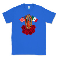 True Royal our lady virgen de guadalupe mexican american flag holiday Classic Tee - linhVisuals