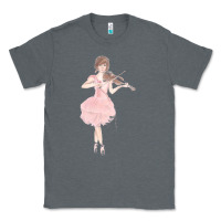 Charcoal Heather lindsey stirling Classic Tee - linhVisuals