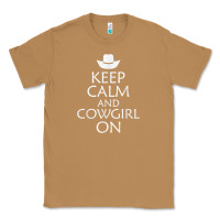Toasted Coconut keep calm and cowgirl horse Classic Tee - linhVisuals