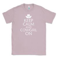 Lilac keep calm and cowgirl horse Classic Tee - linhVisuals