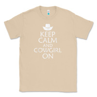 Mushroom keep calm and cowgirl horse Classic Tee - linhVisuals