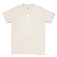 Natural keep calm and cowgirl horse Classic Tee - linhVisuals