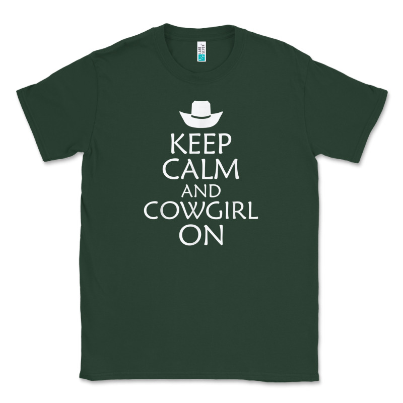 Keep Calm And Cowgirl Horse Classic Tee by linhVisuals | Teevron