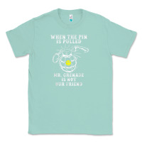 Seafoam military mr grenade is not our friend Classic Tee - linhVisuals