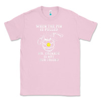 Bubblegum Pink military mr grenade is not our friend Classic Tee - linhVisuals
