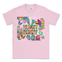 Bubblegum Pink Hunny Bunny And Egg Easter Tumbler Classic Tee - BundleAndBundleShop