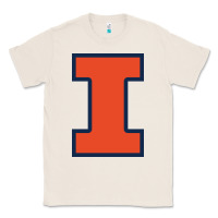 Natural Illinois fighting illini, University of Illinois, UIUC, Geari Classic Tee - linhVisuals