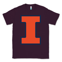 Plum Illinois fighting illini, University of Illinois, UIUC, Geari Classic Tee - linhVisuals