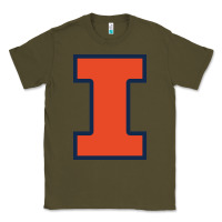 Army Green Illinois fighting illini, University of Illinois, UIUC, Geari Classic Tee - linhVisuals