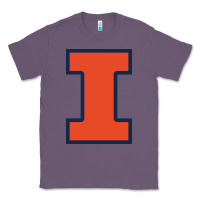Lavender Illinois fighting illini, University of Illinois, UIUC, Geari Classic Tee - linhVisuals