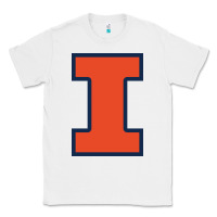 White Illinois fighting illini, University of Illinois, UIUC, Geari Classic Tee - linhVisuals