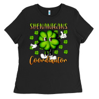 Black shenanigans coordinator st patrick s day artiststas Ladies Tee - Artiststas