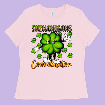 Shenanigans Coordinator St Patrick S Day Artiststas Ladies Tee Designed By Artiststas