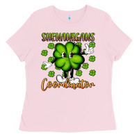 Bubblegum Pink shenanigans coordinator st patrick s day artiststas Ladies Tee - Artiststas