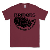 Burgundy bridges death stranding Classic Tee - linhVisuals
