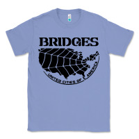 Colony Blue bridges death stranding Classic Tee - linhVisuals
