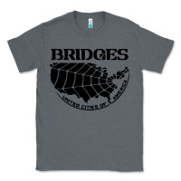 Charcoal Heather bridges death stranding Classic Tee - linhVisuals