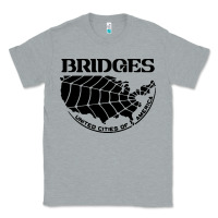 Heather Grey bridges death stranding Classic Tee - linhVisuals