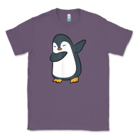 Lavender penguin dabbing funny Classic Tee - linhVisuals