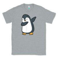 Heather Grey penguin dabbing funny Classic Tee - linhVisuals