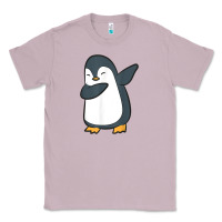 Lilac penguin dabbing funny Classic Tee - linhVisuals
