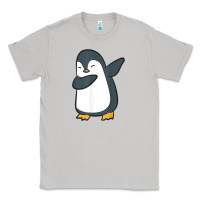 Moon Dust penguin dabbing funny Classic Tee - linhVisuals
