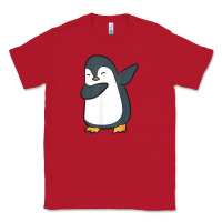 Red penguin dabbing funny Classic Tee - linhVisuals