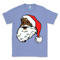 Colony Blue black santa claus christmas Classic Tee - linhVisuals