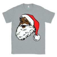 Heather Grey black santa claus christmas Classic Tee - linhVisuals