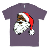 Lavender black santa claus christmas Classic Tee - linhVisuals