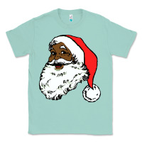 Seafoam black santa claus christmas Classic Tee - linhVisuals