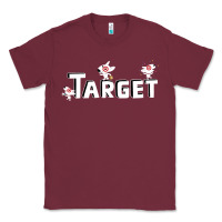 Burgundy target team 3D Classic Tee - linhVisuals